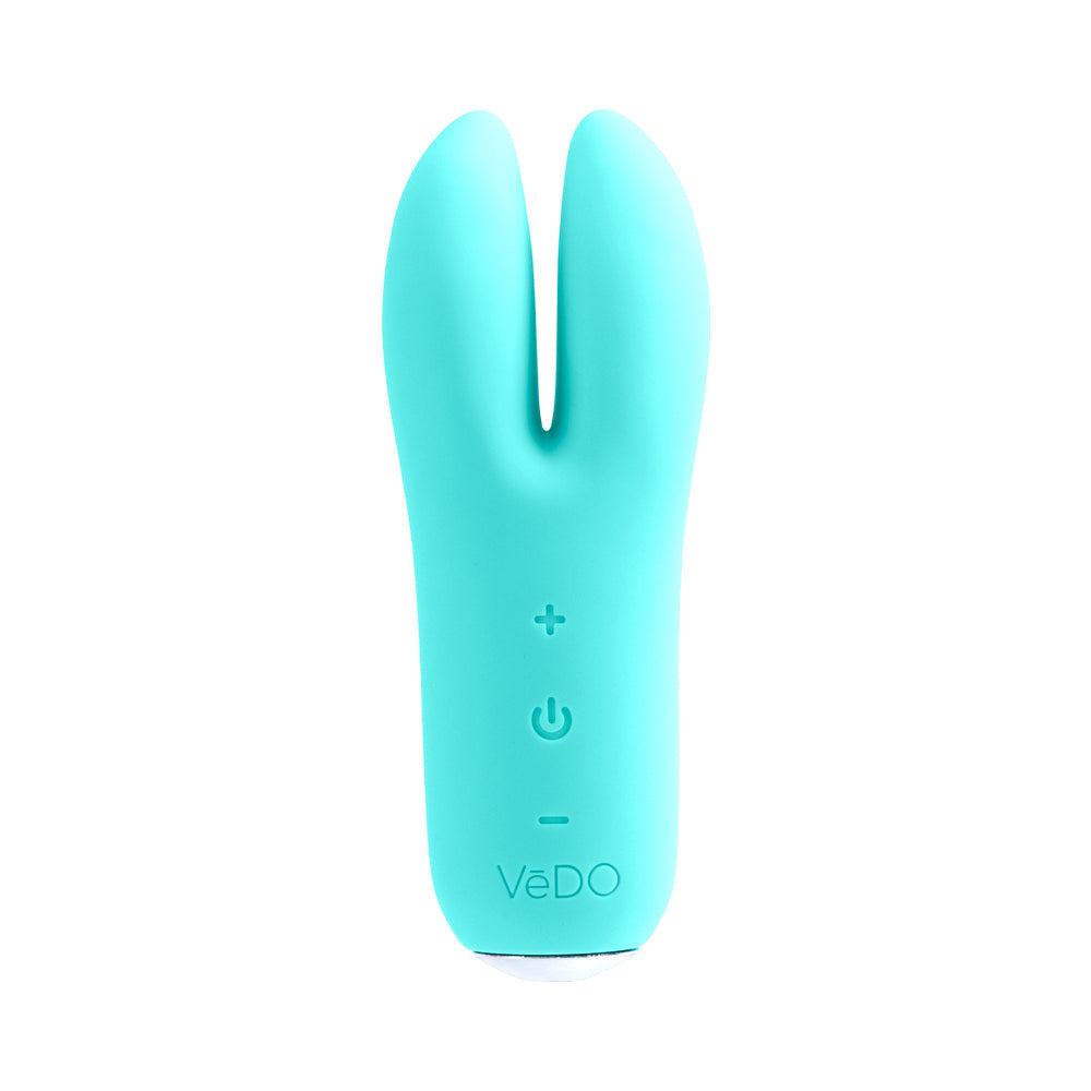 Vedo Kitti Rechargeable Dual Vibe Tease Me Turquoise