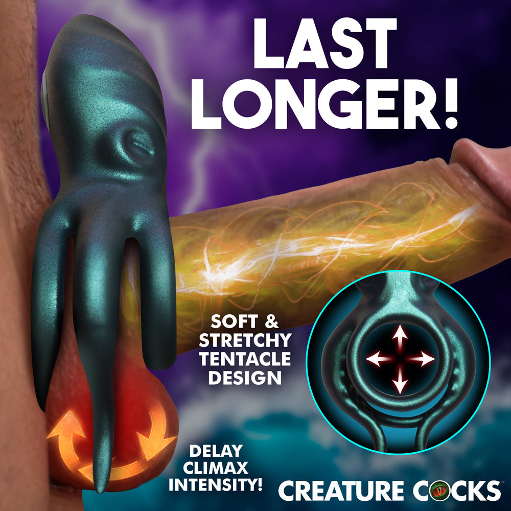 Creature Cocks Octo-Grip Vibrating Silicone Cock Ring