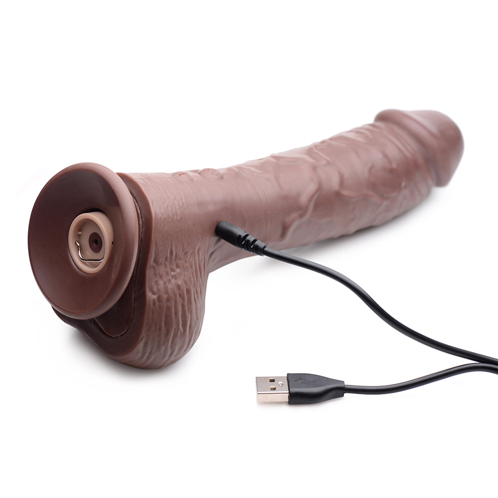 Loadz 8.5 in. Squirting Dildo Dark