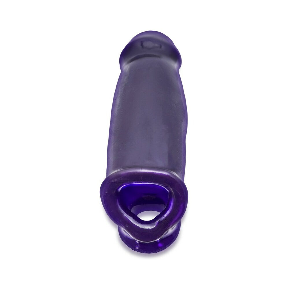 Oxballs Hulk Gargantic Cocksheath Eggplant - Fantasies Boutique