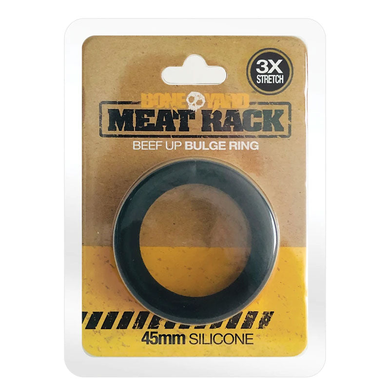 Meat Rack Cock Ring Black - Fantasies Boutique