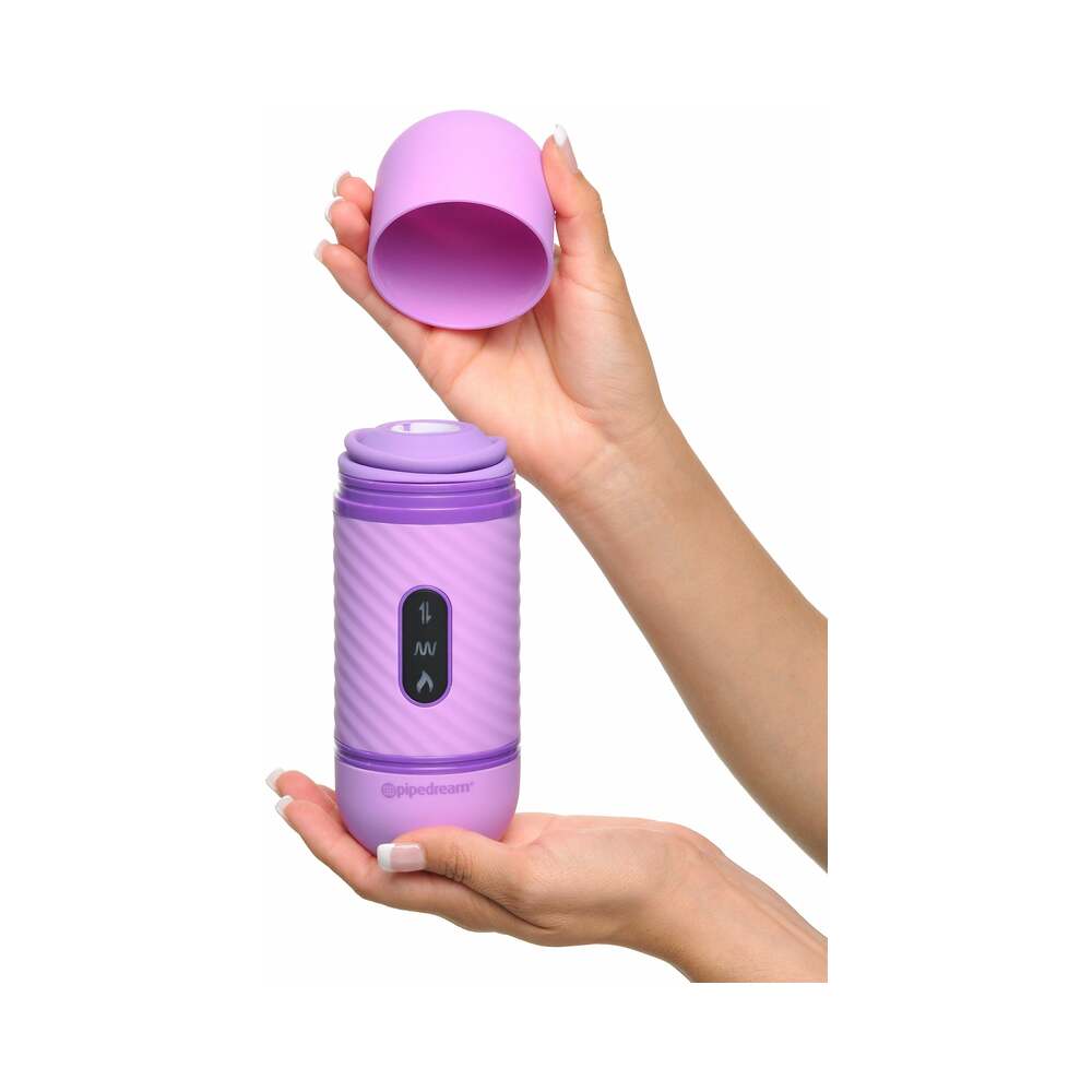 Pipedream Fantasy For Her Love Thrust-Her Rechargeable Silicone Thrusting Vibrator Purple - Fantasies Boutique