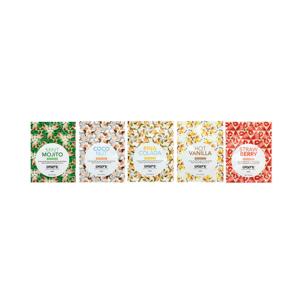 Exsens Warming Oil Foils 150-Piece Fishbowl Display