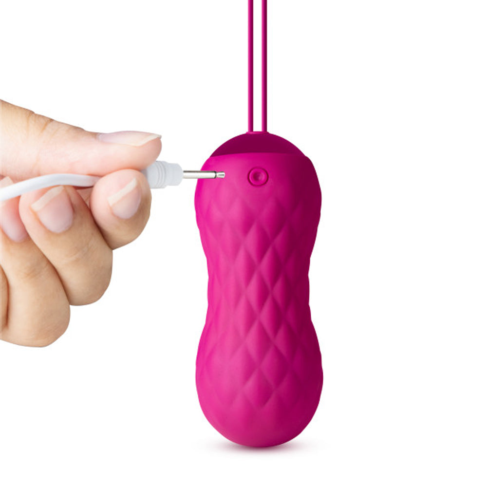 Blush Lush Carina Rechargeable Remote-Controlled Silicone Egg Vibrator Velvet - Fantasies Boutique