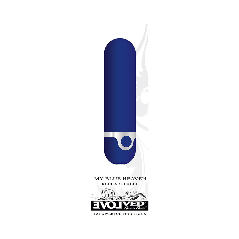 Evolved My Blue Heaven Rechargeable Bullet Vibrator Blue - Fantasies Boutique