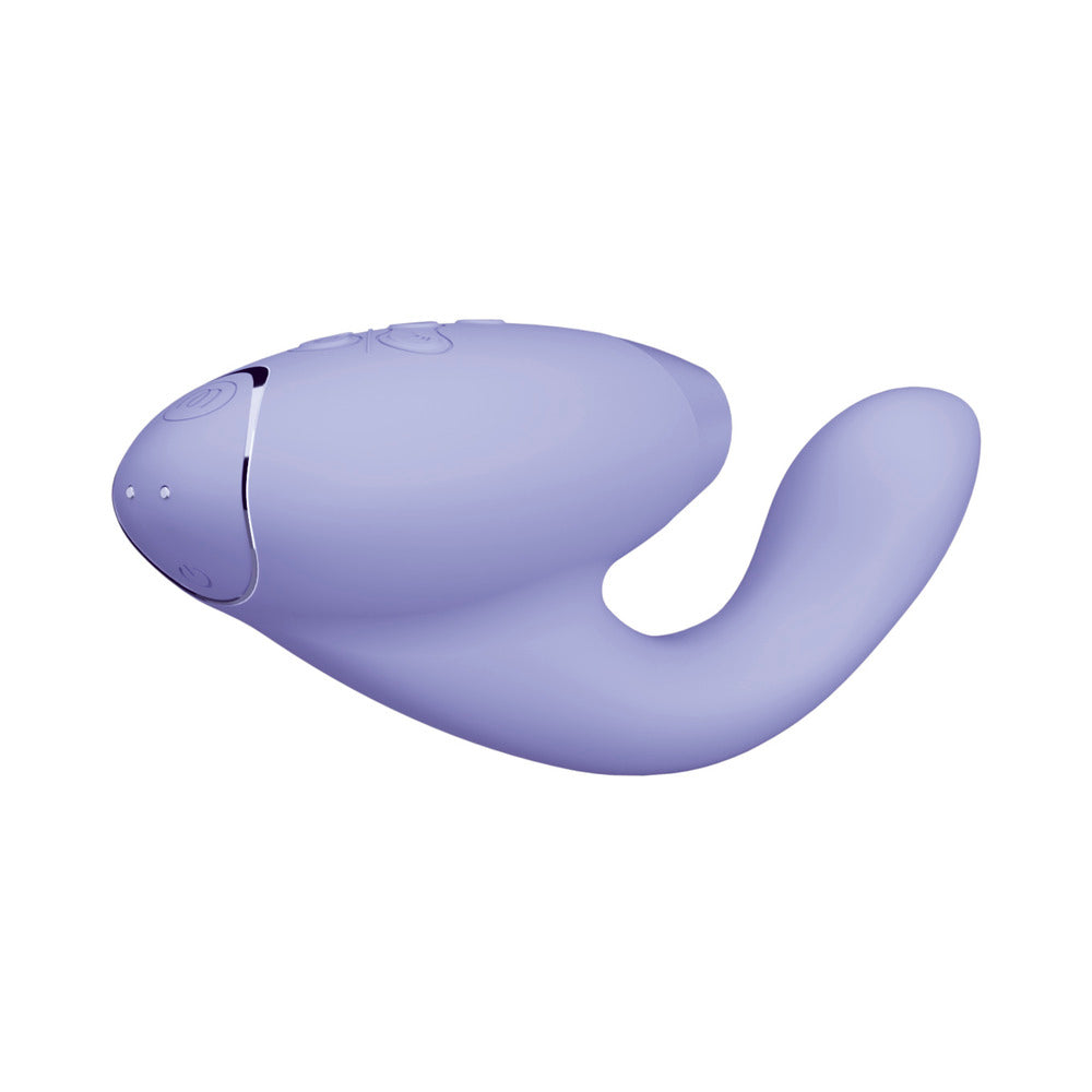 Womanizer Duo 2 Rechargeable Dual Stimulation Pleasure Air and G-Spot Vibrator Lilac - Fantasies Boutique