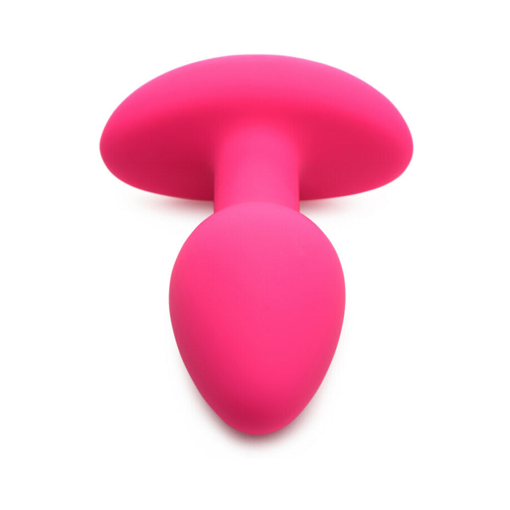 Curve Toys Gossip Pop Rocker Rechargeable Remote-Controlled Silicone Vibrating Anal Plug Magenta - Fantasies Boutique