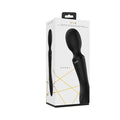 VIVE ENORA Rechargeable Dual-Ended Silicone Pulse-Wave G-Spot & Wand Vibrator Black - Fantasies Boutique