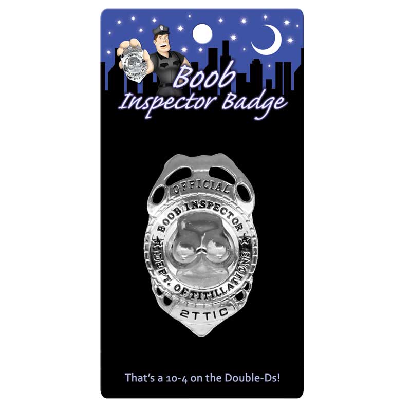 Official Boob Inspector Badge - Fantasies Boutique