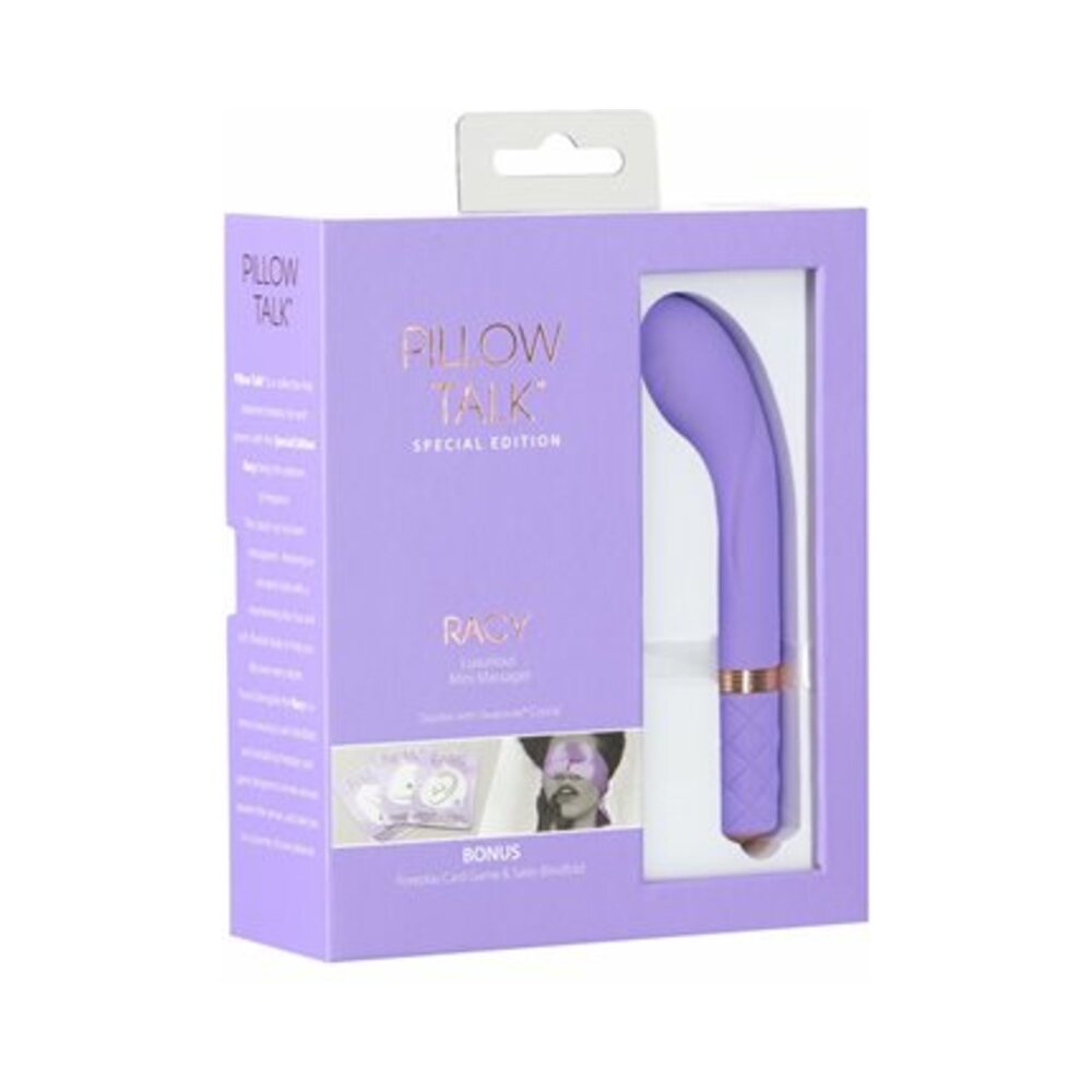 Pillow Talk Special Edition Racy Mini G-Spot Vibrator with Swarovski Crystal Purple - Fantasies Boutique