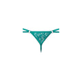 Male Power Ripple Micro V String Teal S/M