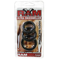 Ram Ultra Silicone Cocksweller 3 Cock Rings (Black) - Fantasies Boutique