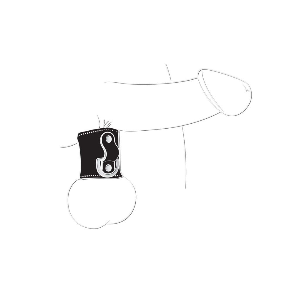 Ballgear Mini Ball Stretcher With D-Ring Black - Fantasies Boutique