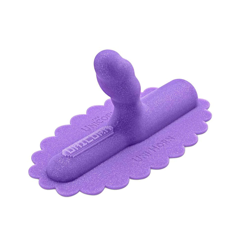 The Unicorn Uni Horn Twisted Textured Silicone Attachment - Fantasies Boutique