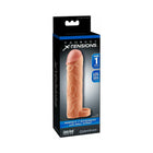 Fantasy X-tensions Perfect 1 in. Extension With Ball Strap Beige - Fantasies Boutique
