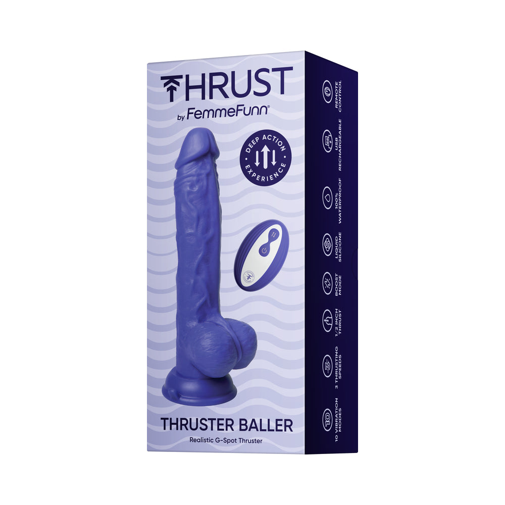 FemmeFunn Thruster Baller Dark Purple - Fantasies Boutique