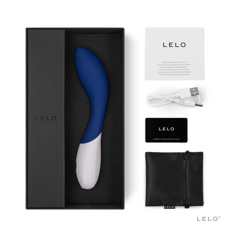 LELO MONA Wave Rechargeable G-Spot Vibrator Midnight Blue - Fantasies Boutique