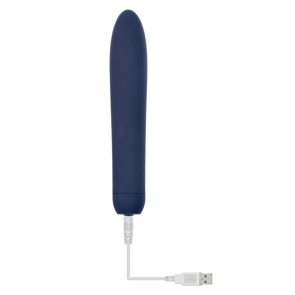 Evolved Straight Forward Rechargeable Slimline Vibrator Blue