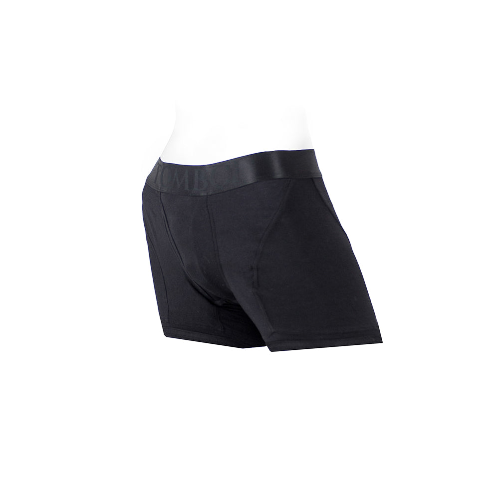 SpareParts Tomboii Rayon Boxer Briefs Harness Black Size M - Fantasies Boutique