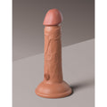 King Cock Elite 6 in. Dual Density Silicone Cock Realistic Dildo With Suction Cup Tan - Fantasies Boutique