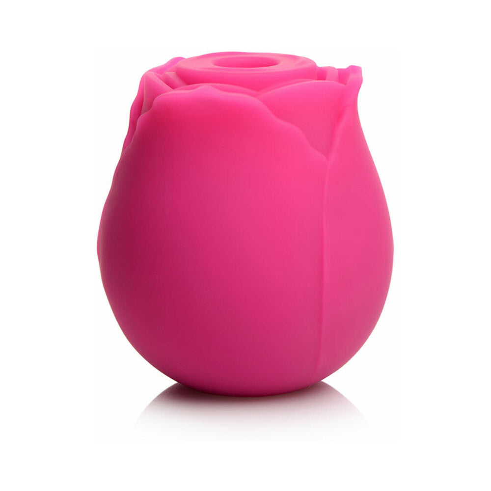 Curve Toys Gossip Cum Into Bloom Rechargeable Silicone Clitoral Stimulator Rose Crush Magenta - Fantasies Boutique