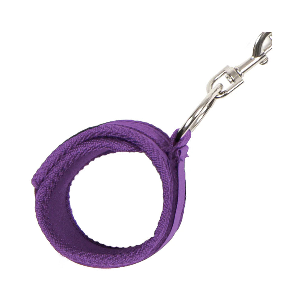 Lux Fetish 7-Piece Bed Spreader Playful Restraint System Purple - Fantasies Boutique