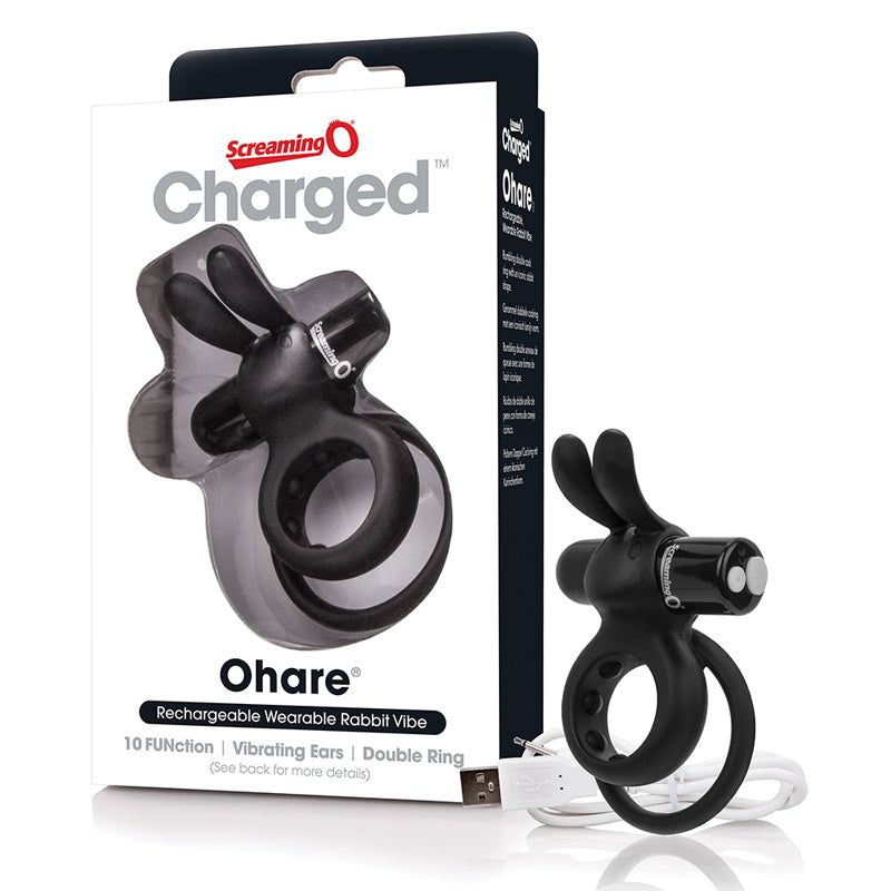 Screaming O Charged Ohare Vooom Mini Vibe - Black - Fantasies Boutique