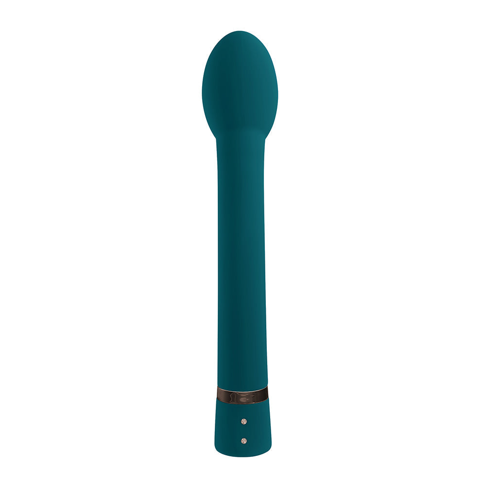 Playboy On The Spot Rechargeable Silicone G-Spot Vibrator Deep Teal - Fantasies Boutique