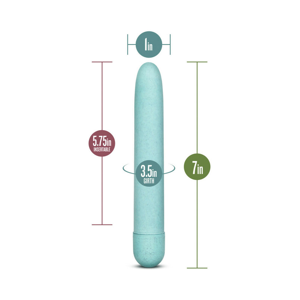 Blush Gaia Eco Slimline Vibrator Aqua - Fantasies Boutique