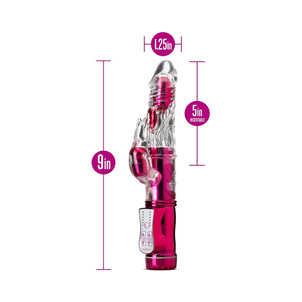 Blush Sexy Things Frisky Rabbit Dual Stimulation Vibrator Pink - Fantasies Boutique