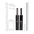 Ouch! Black & White Adjustable Velcro Collar With Leash & Wrist Cuffs Black