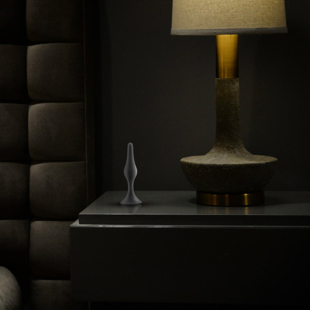 Blush Anal Adventures Platinum Silicone Beginner Plug Large Black