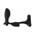 Fantasy C-Ringz Ultimate Ass-Gasm Vibrating Silicone Cockring With Anal Plug Black - Fantasies Boutique