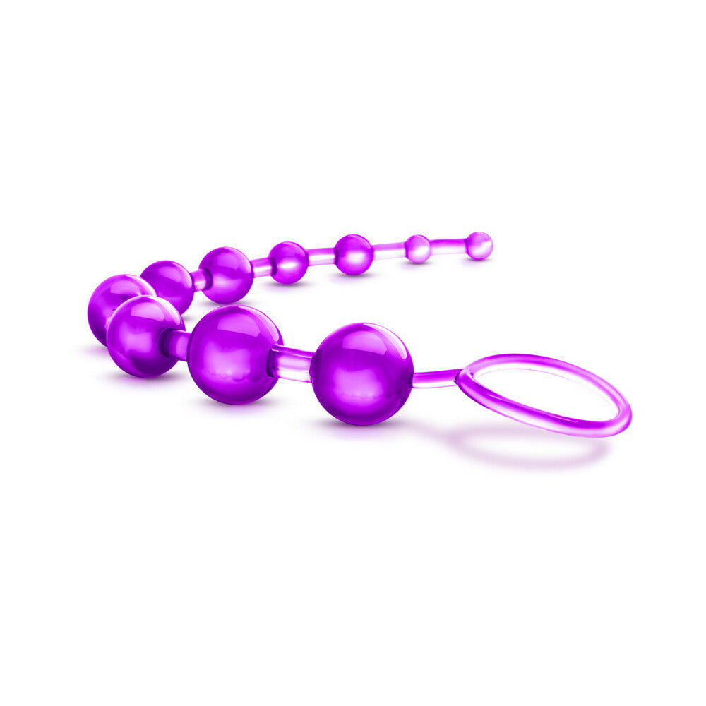 Blush B Yours Basic Beads 12.75 in. Purple - Fantasies Boutique