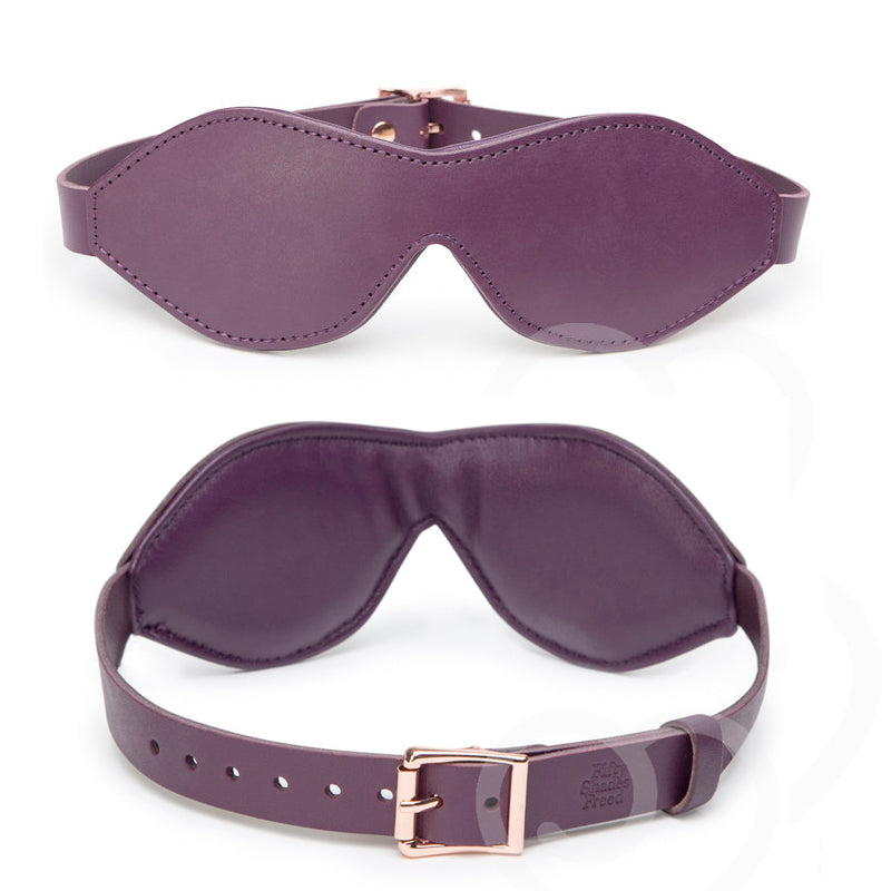 Fifty Shades Freed Cherished Collection Leather Blindfold - Fantasies Boutique