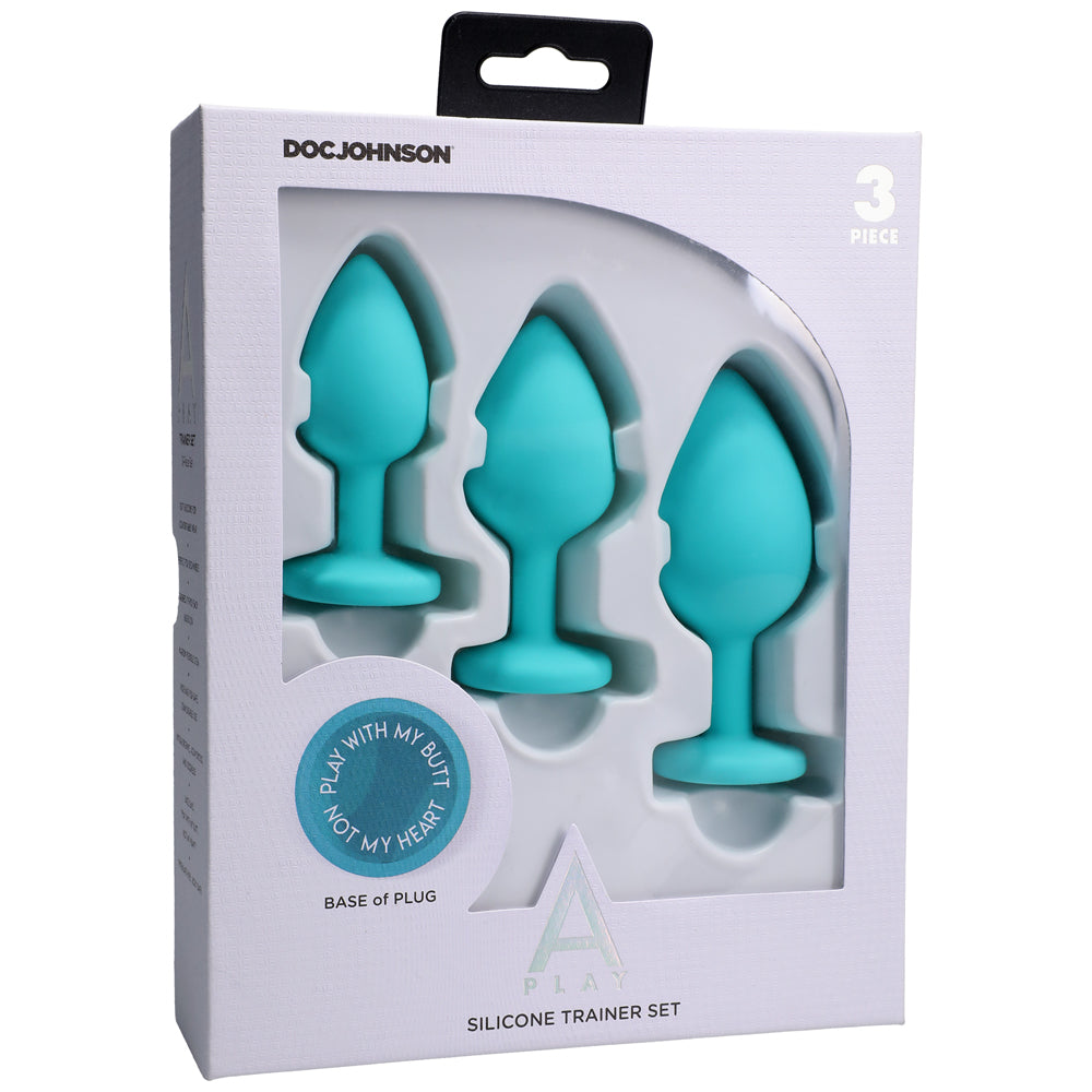 A-Play 3-Piece Trainer Set Teal - Fantasies Boutique