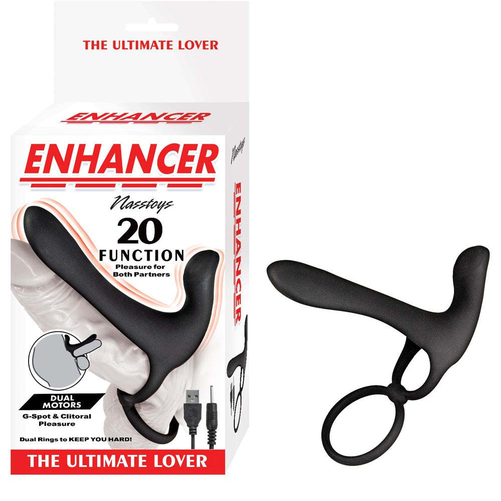 Enhancer The Ultimate Lover Silicone Black - Fantasies Boutique