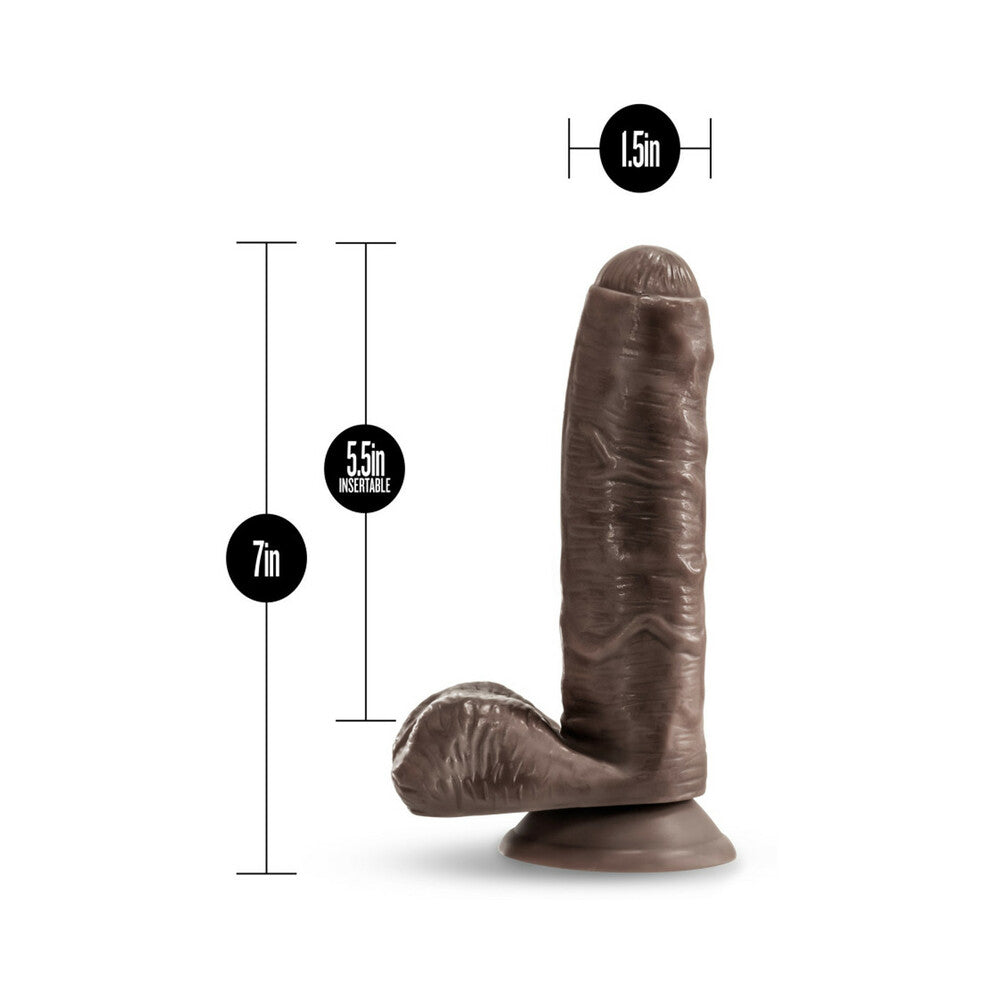 Loverboy Pierre The Chef Realistic 7 in. Dildo with Balls Brown - Fantasies Boutique
