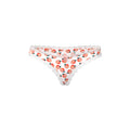 Magic Silk Sweet Treats Crotchless Thong with Lube Peach Queen Size