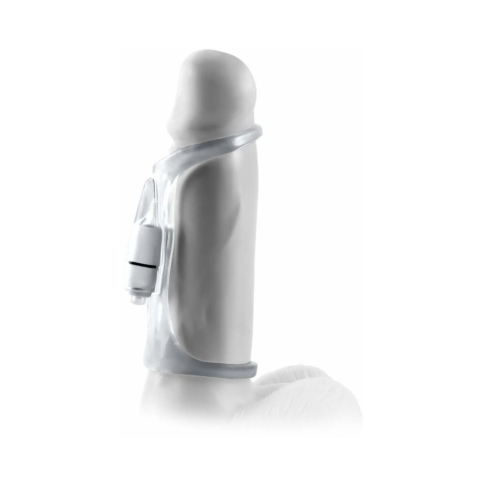 Fantasy X-tensions Vibrating Cock Sling Clear - Fantasies Boutique