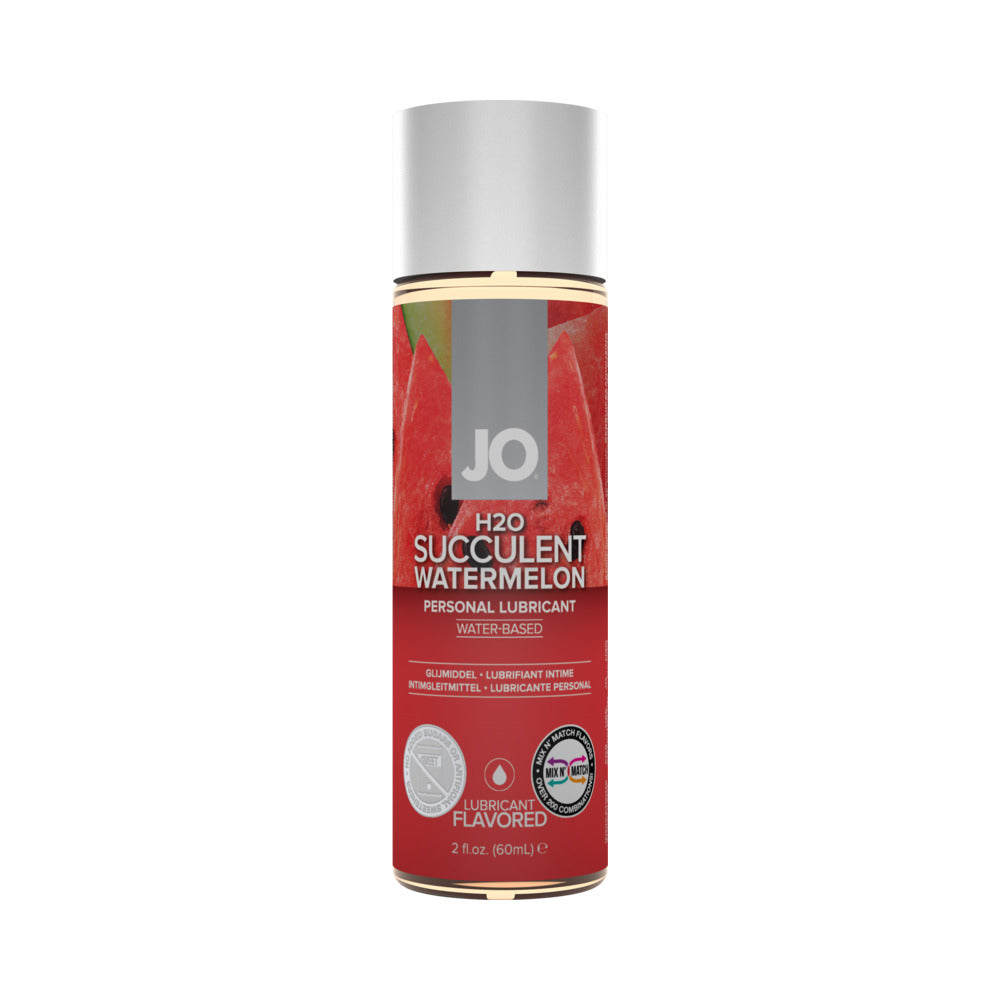 JO H2O Succulent Watermelon Flavored Water-Based Lubricant 2 oz. - Fantasies Boutique