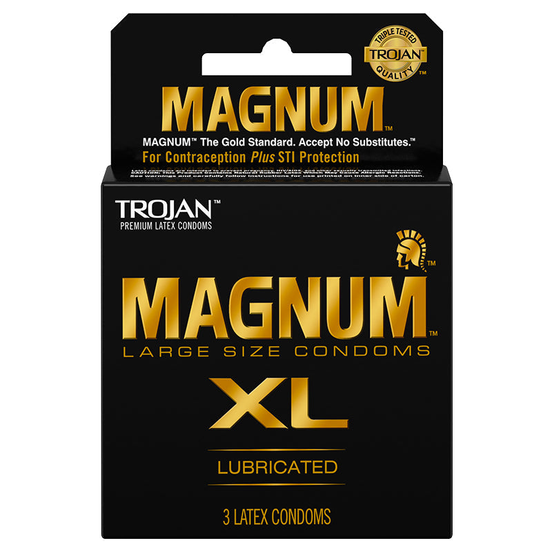 Trojan Magnum XL 3pk - Fantasies Boutique