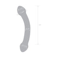 Glas 7.25 in. Double Trouble Purple Glass Dildo - Fantasies Boutique