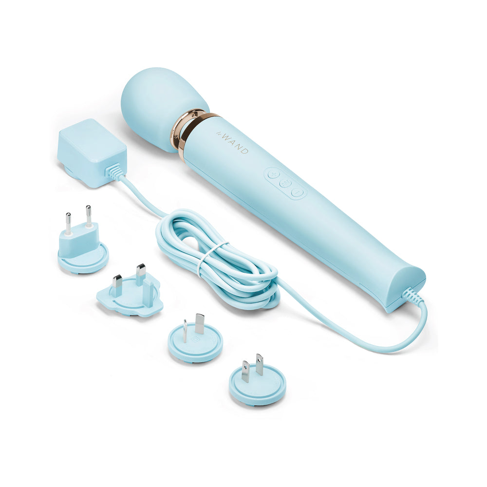 Le Wand Plug-In Vibrating Massager Sky Blue - Fantasies Boutique