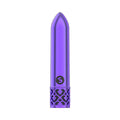 Royal Gems Glitz Rechargeable ABS Bullet Vibrator Purple