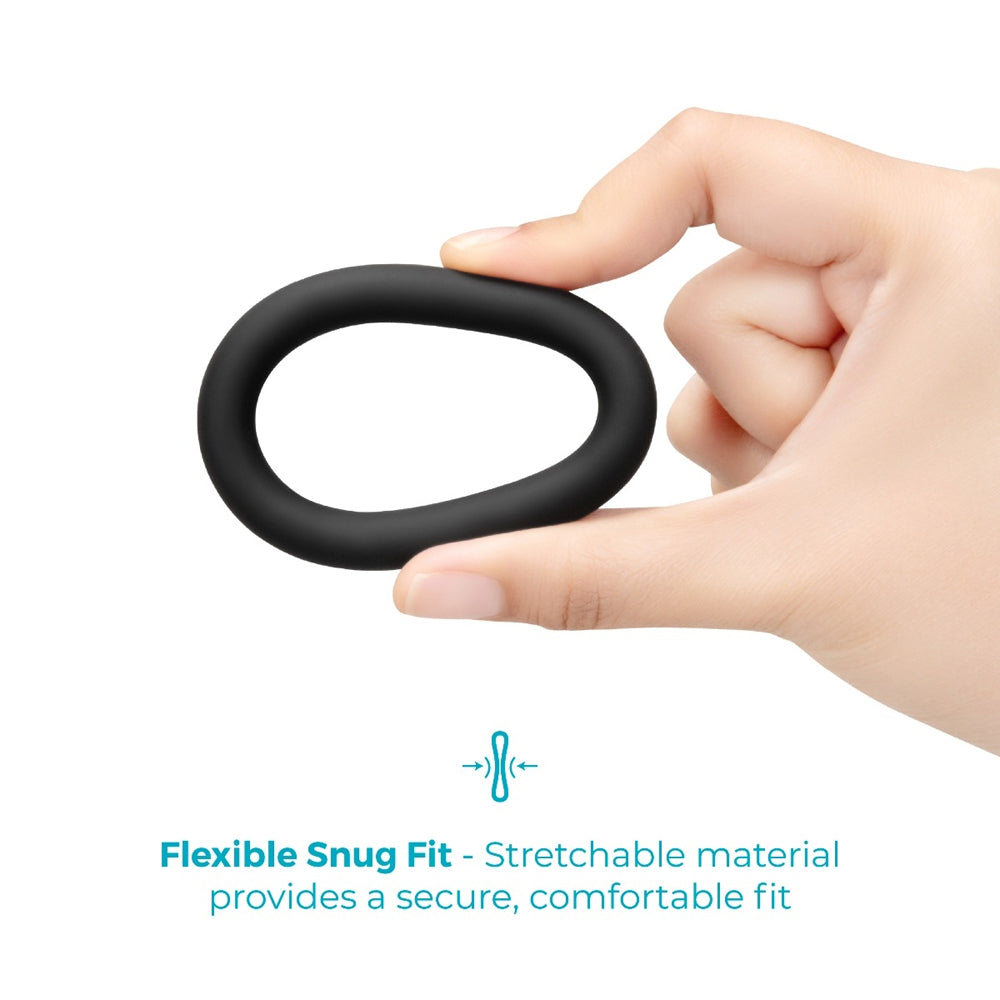 b-Vibe Snug Ring Swole 3-Pack Snug Fit Thick Silicone C-Ring