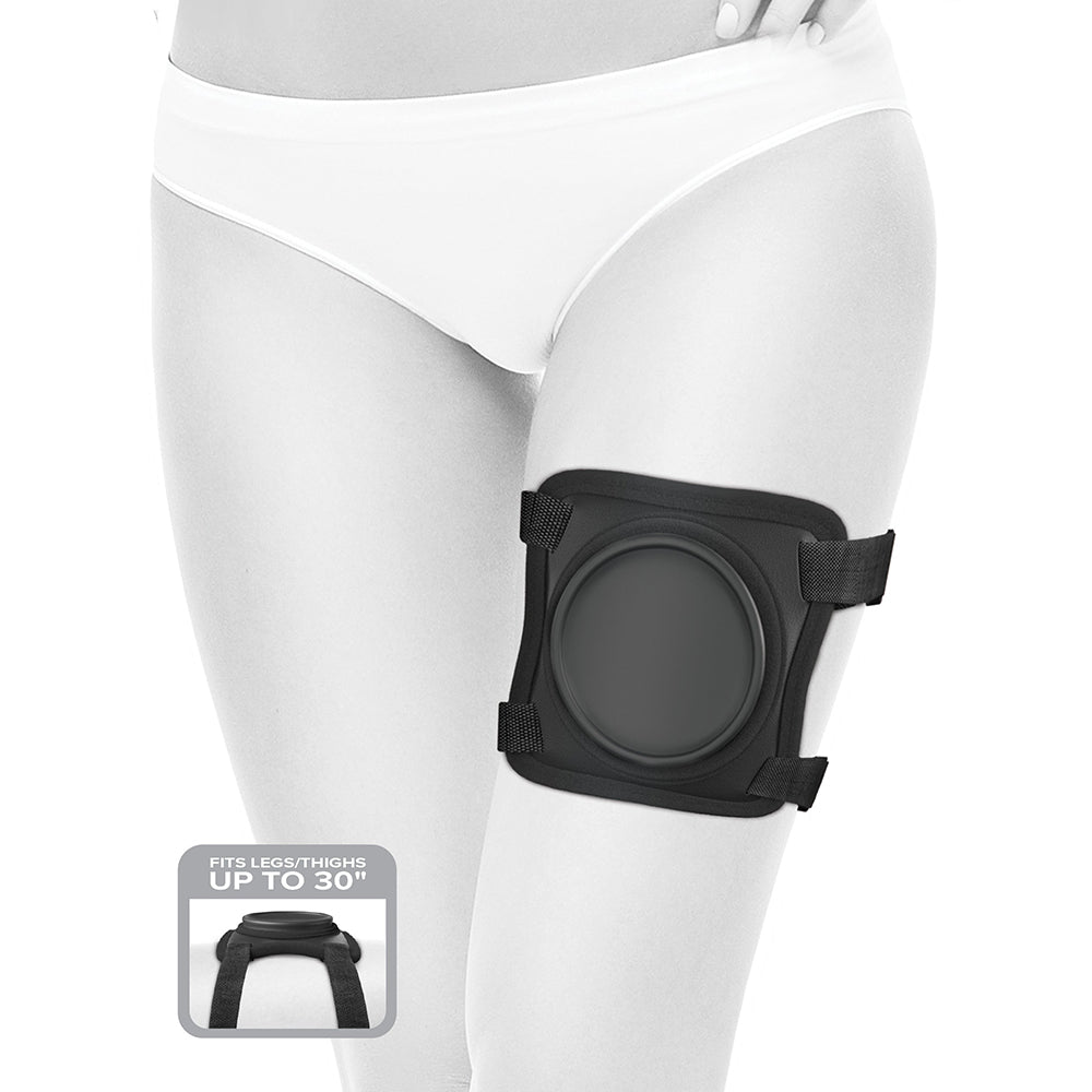 Body Dock Lap Strap Silicone Strap-On Thigh Harness - Fantasies Boutique