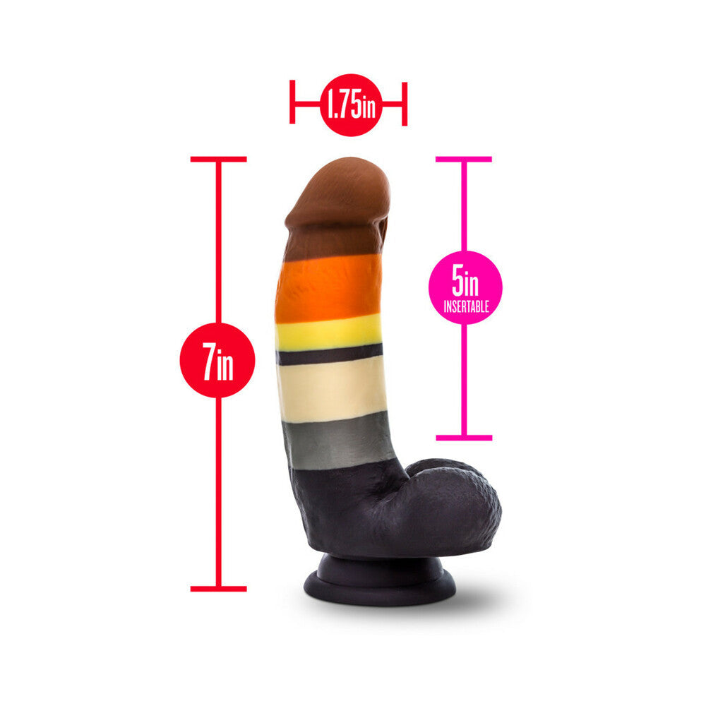 Avant Pride P9 Bear 7 in. Silicone Dildo with Balls - Fantasies Boutique