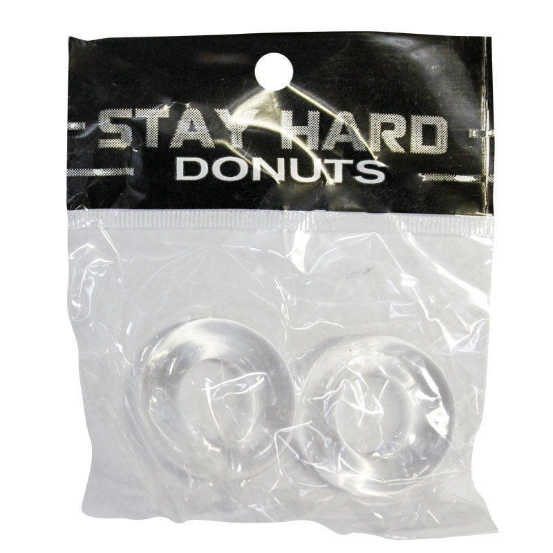 SI Power Stretch Donuts 2pk Clear - Fantasies Boutique