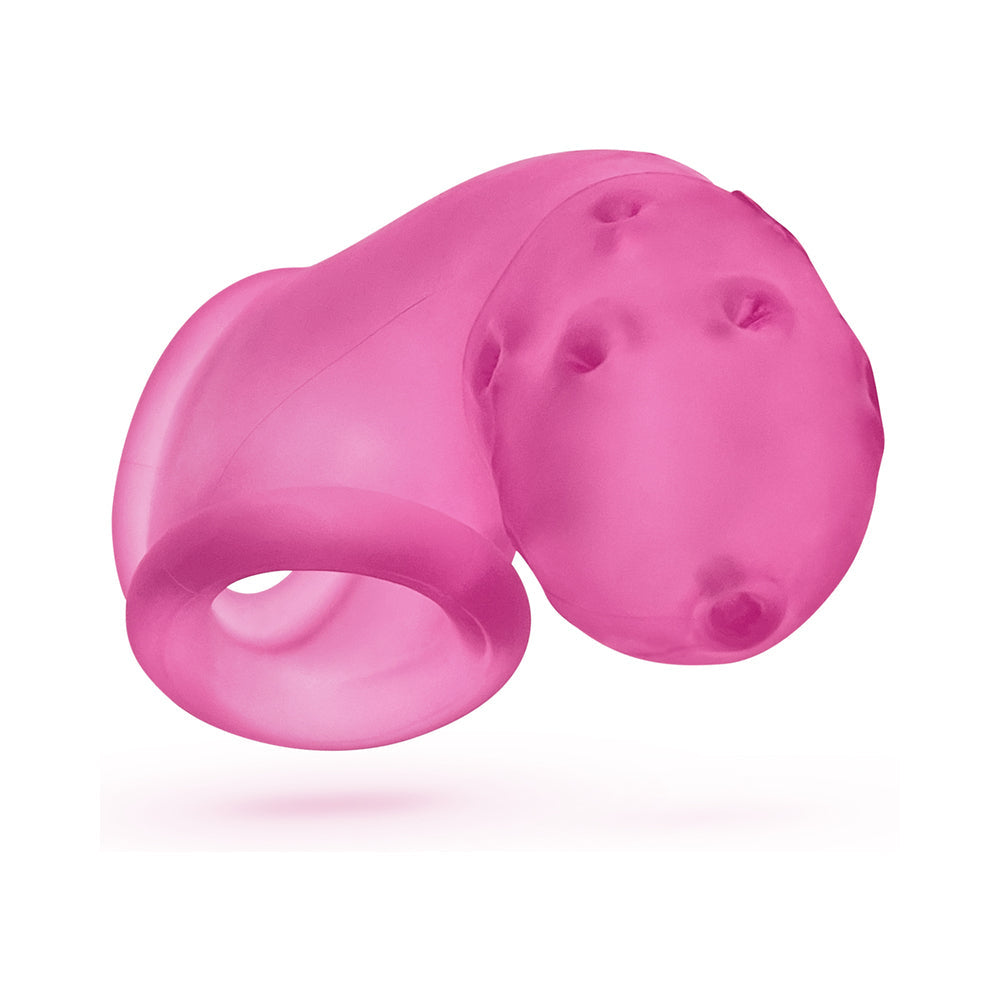 OxBalls Airlock Air-Lite Vented Chastity Pink Ice - Fantasies Boutique